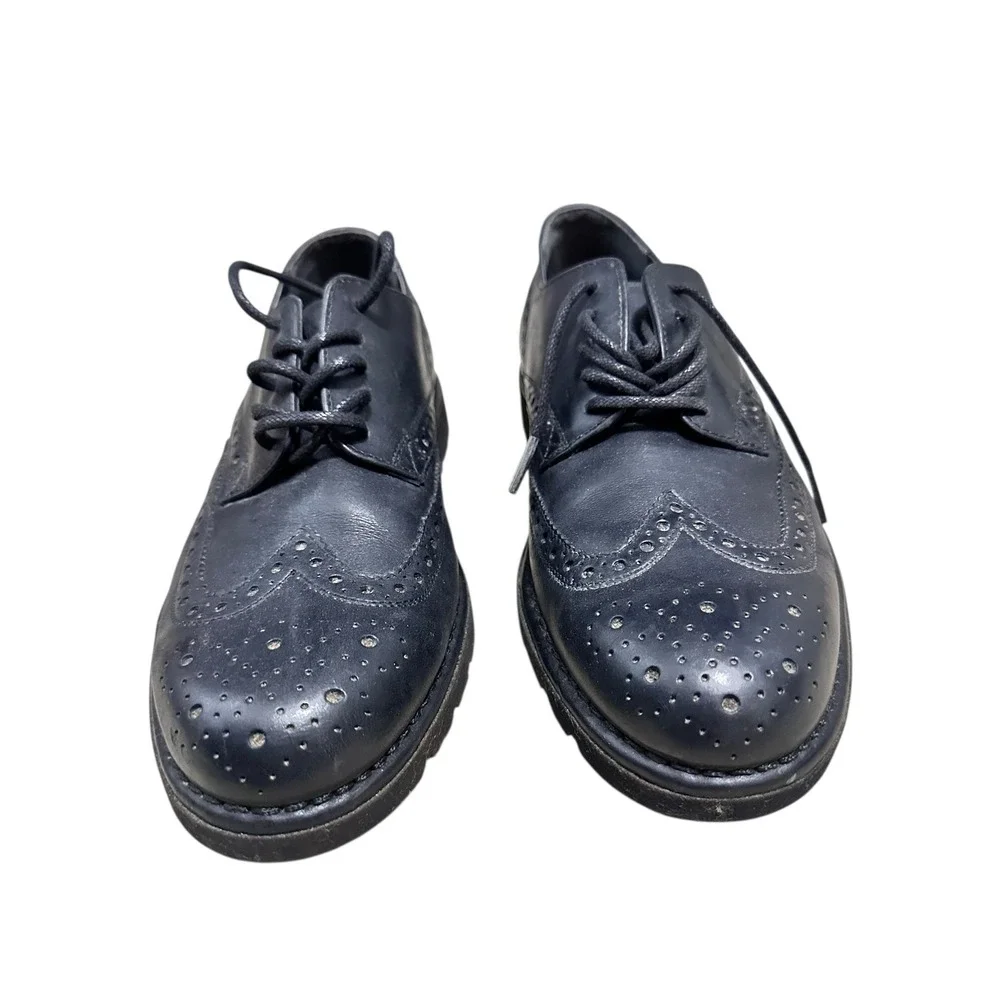 Rockport DresSports Wingtip Oxford Dress Shoes Men's 8 Black‎ Leather vintage